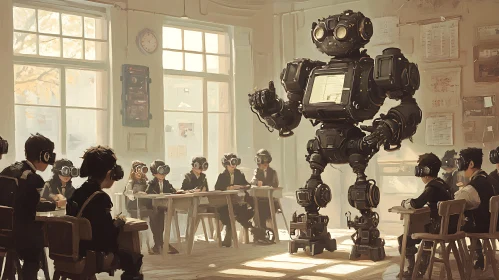 Futuristic Education with Robot Instructor