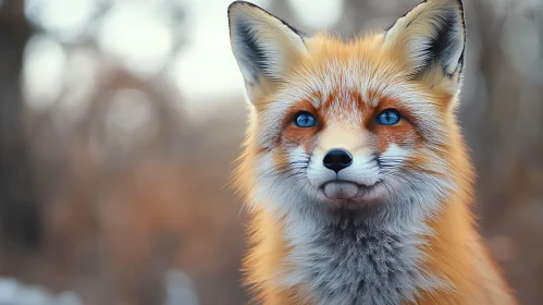 Enigmatic Fox Gaze