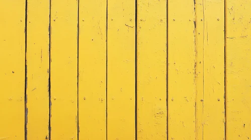 Bright Yellow Wooden Background