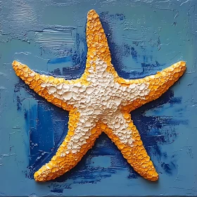 Coastal Starfish Painting