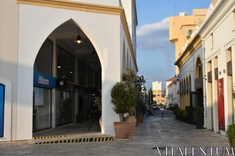 PHOTO Limassol Street Evening Scene