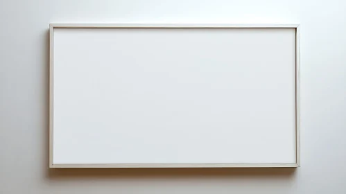 Minimalist White Canvas Art