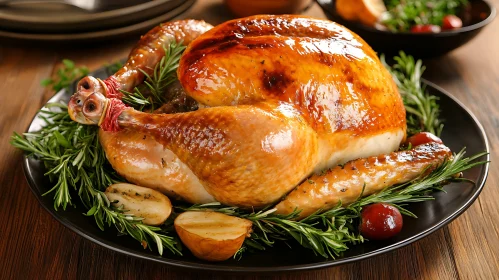 Golden Brown Turkey Festive Feast