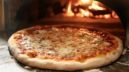 Traditional Fire-Baked Pizza