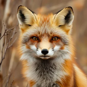 Red Fox Close-up