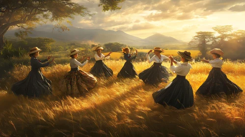 Vintage Dance in the Countryside