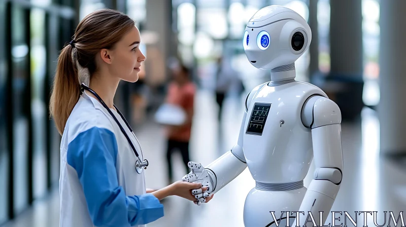 AI ART Healthcare Professional Meets Advanced Robot