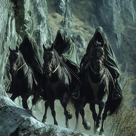 Nazgûl Riders: A Dark Fantasy Scene