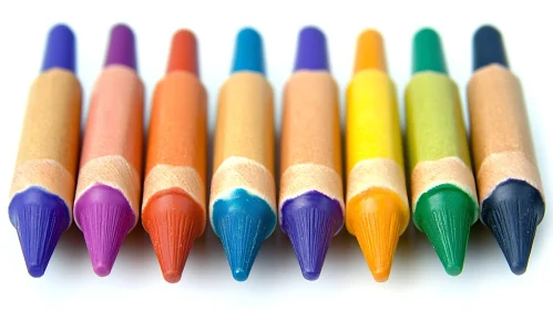 Rainbow of Crayons - Creative Art Supplies