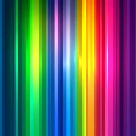 Rainbow Stripes Abstract Design