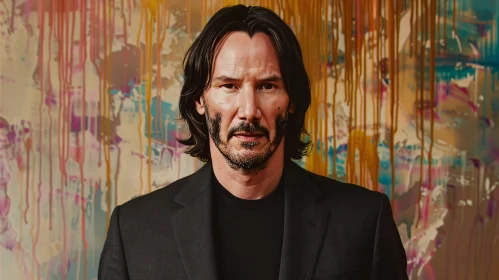 Keanu Reeves Portrait Art