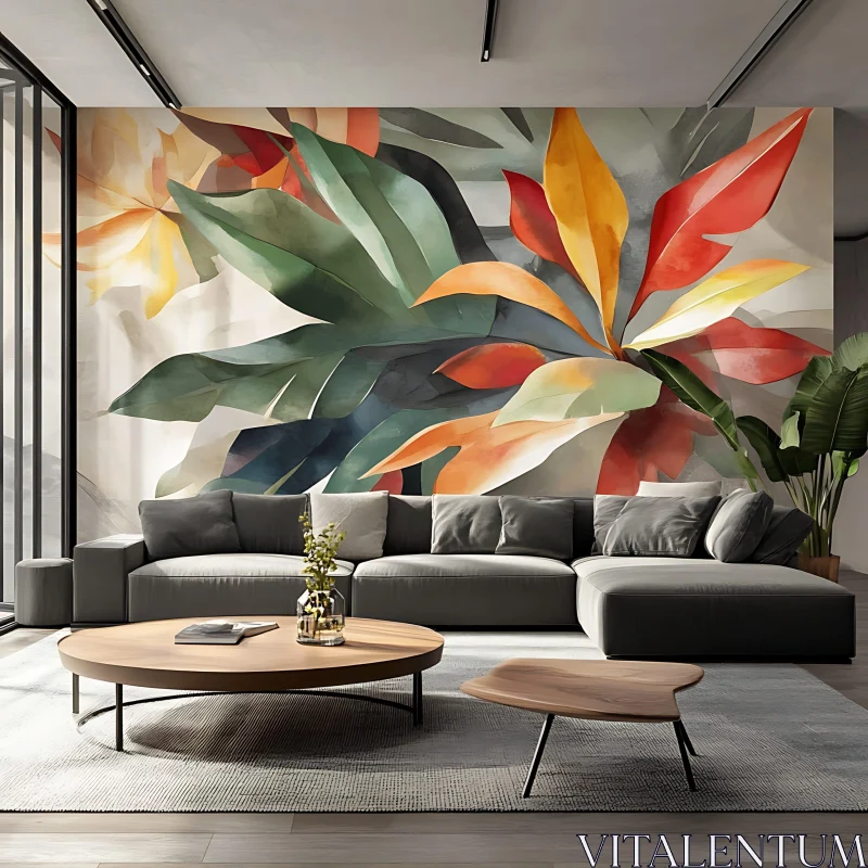 AI ART Botanical Interior Design