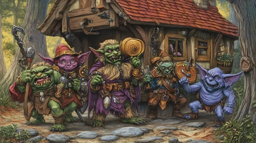 Forest Cottage Goblins