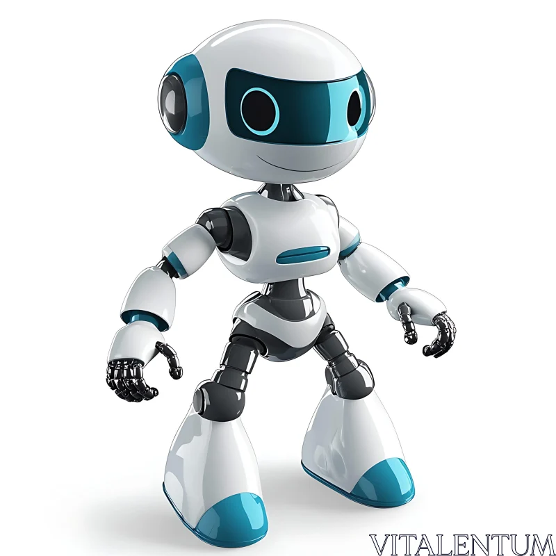 AI ART Cute Robot Character Design