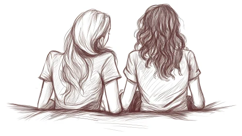 Two Women Sketch