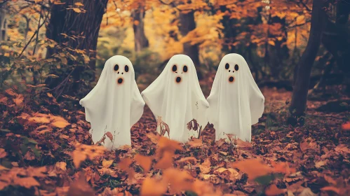 Spooky Specters in the Fall Forest