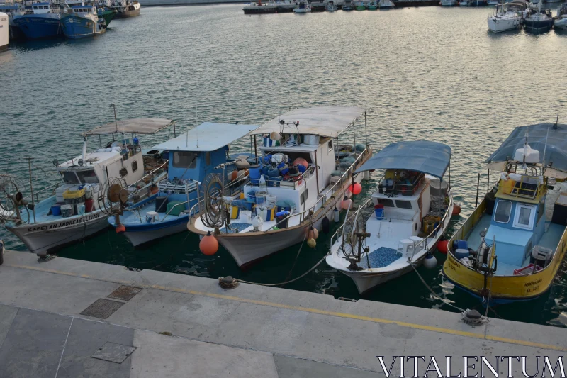 PHOTO Docked Boats in Limassol