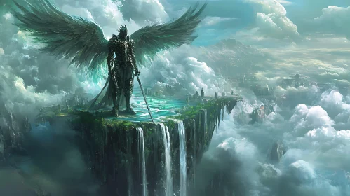 Guardian Angel Overlooking Paradise