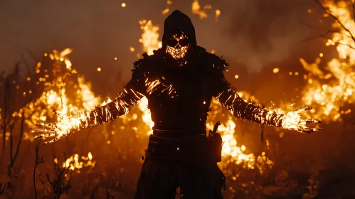 Inferno Skeleton Character