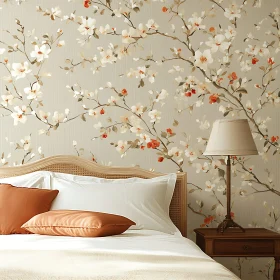 Floral Wallpaper Bedroom Decor