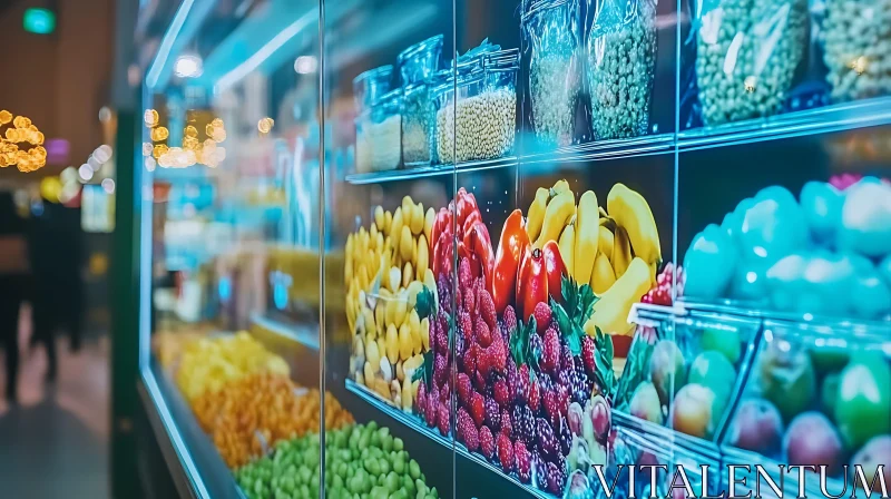 Vibrant Fresh Produce at a Market AI Image