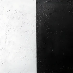 Minimalist Black and White Abstract