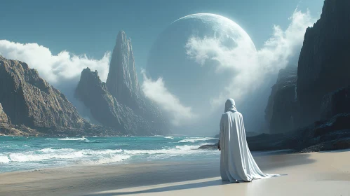 Mystic Seashore Contemplation