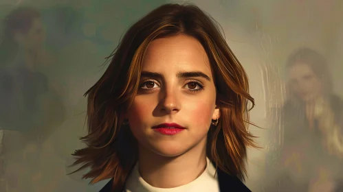 Artistic Portrait of Emma Watson