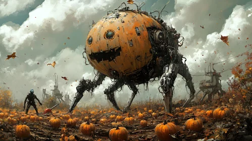 Mechanical Pumpkin Walker