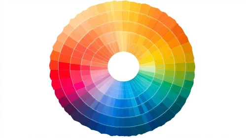 Circular Color Spectrum - Artistic Palette