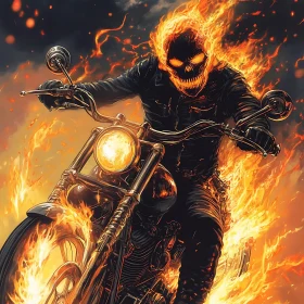 Inferno Ride: Skull on Fire