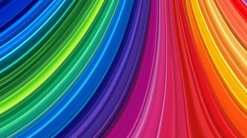 Colorful Gradient Lines Abstract Artwork