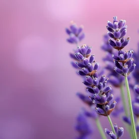 Lavender Flowers Close-up