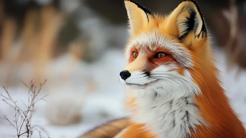 Winter Fox Portrait