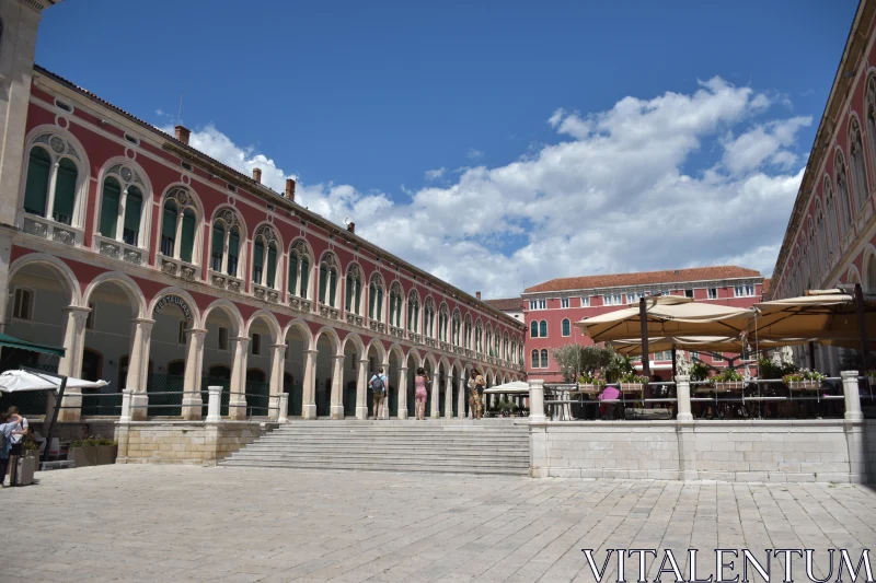 Split Plaza Architectural Beauty Free Stock Photo