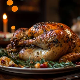 Golden Roasted Turkey with Herbs