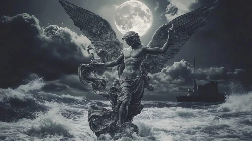Winged Guardian of the Stormy Seas