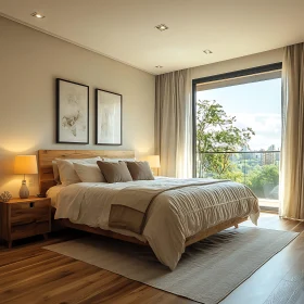 Modern Bedroom Design with Natural Light