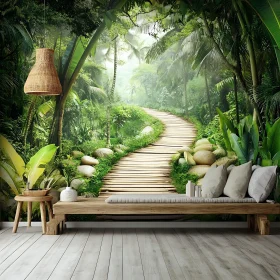 Tranquil Jungle Path