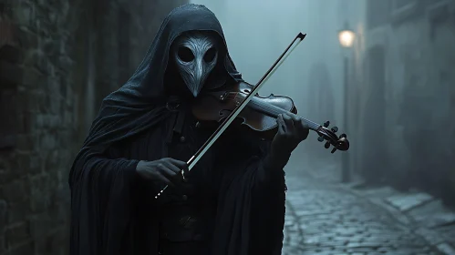 Mysterious Musician in the Mist