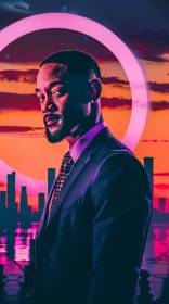 Modern Urban Portrait of Will Smith