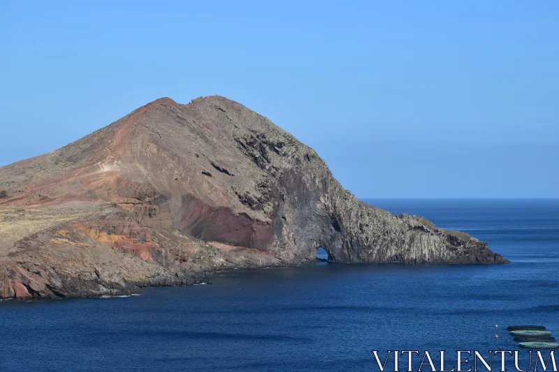 Rugged Madeira Coastline Free Stock Photo