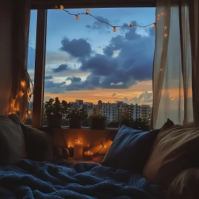 Sunset View from Cozy Place