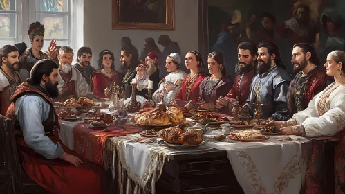 A Noble Gathering at the Table