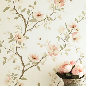 Gentle Pink Floral Design