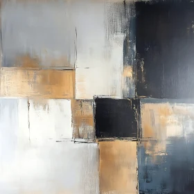 Modern Geometric Abstract Canvas