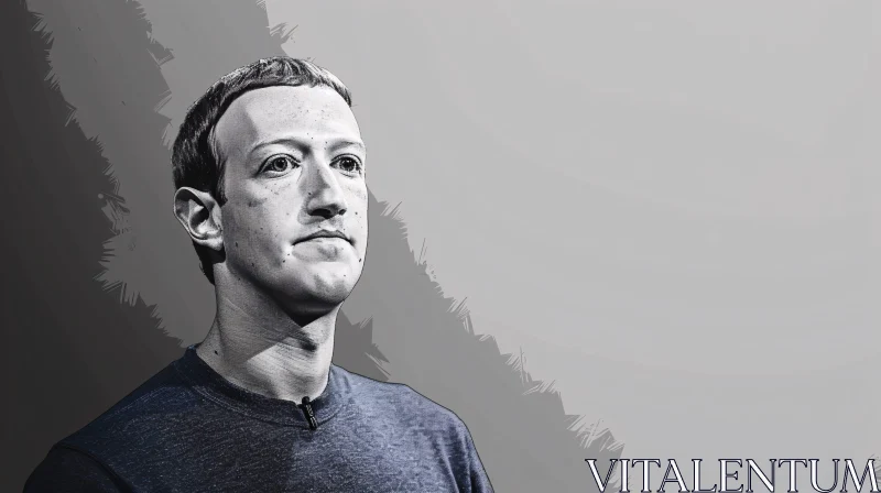 Mark Zuckerberg Digital Art AI Image