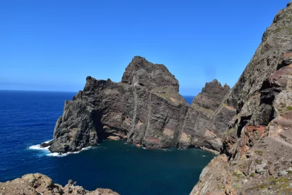 Madeira's Rugged Cliffs Meet the Ocean