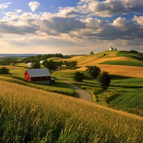 Rolling Hills and Rural Charm