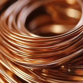 Detailed Image of Copper Wire Coil